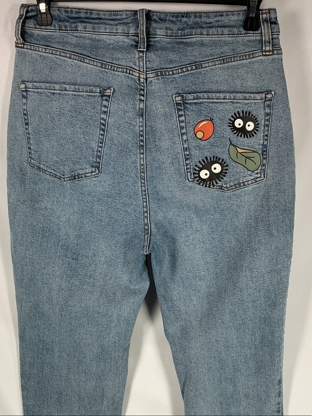 Her Universe My Neighbor Totoro Mom Jeans Hot Topic Ghibli Light Wash Denim 13 - Picture 7 of 16